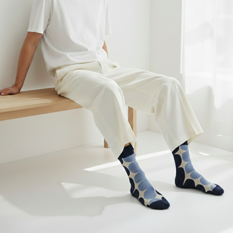 Chaussettes unisexes fantaisie pour homme et femme.