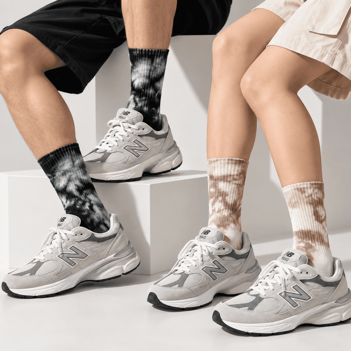 Chaussettes hautes tie and dye femme – L'Inoubliable Lou Renard