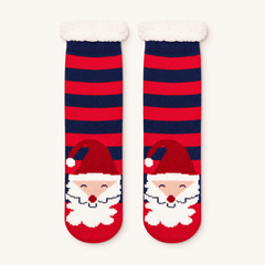 Père noël rayé rouge