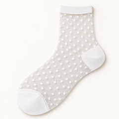 Moucheté - Blanc